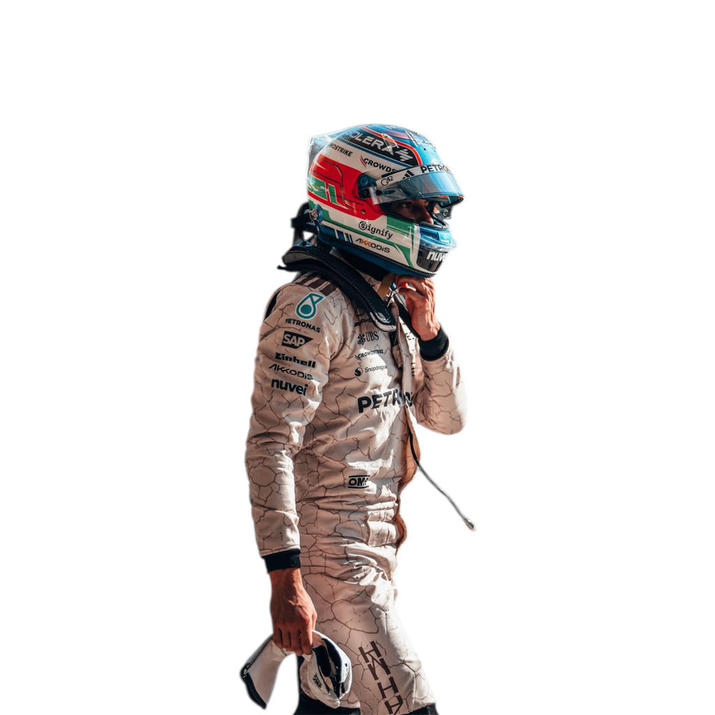 2025 Andrea Kimi Antonelli & George Russell Mercedes replica new look suit Endless Racegear