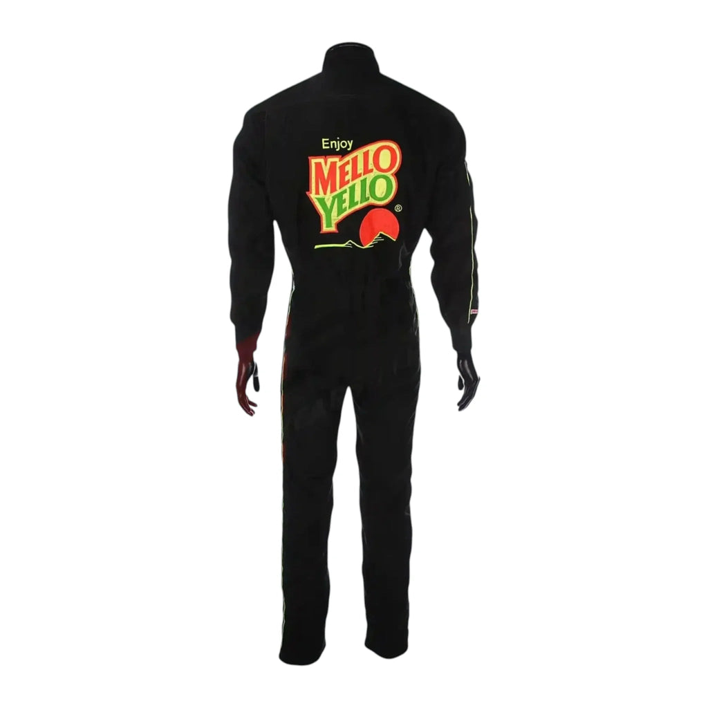 Mellow Yellow Go-Kart Racing Suit, Personalized Motorsport Costume (Adults & Kids) Endless Racegear