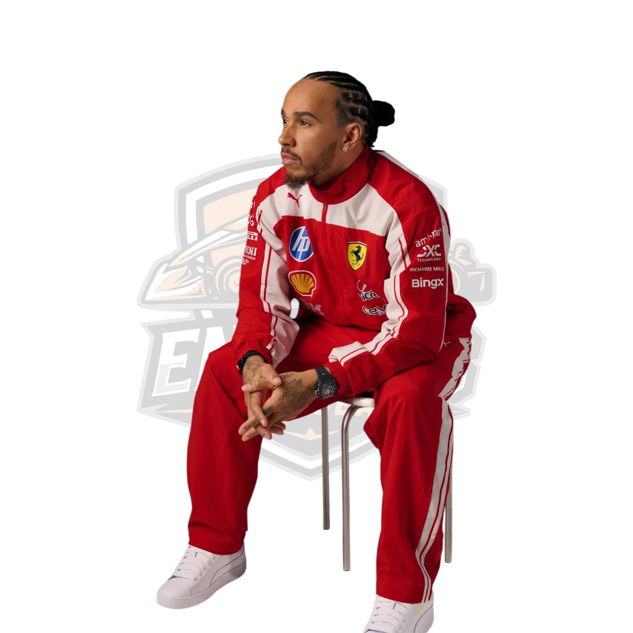 2026 Puma for Scuderia Ferrari HP Replica Drivers Authentic - Lewis Hamilton Edition Endless Racegear