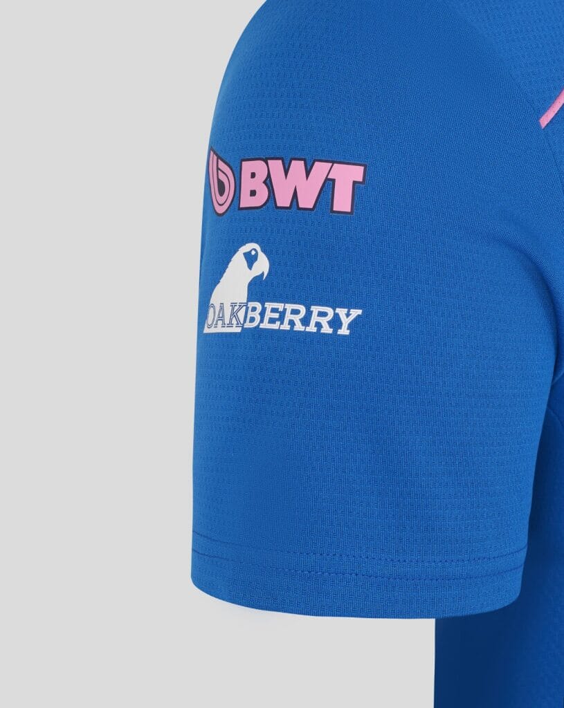 Alpine Racing F1 2026 Men's Team Set Up T-Shirt - Lapis Blue Alpine