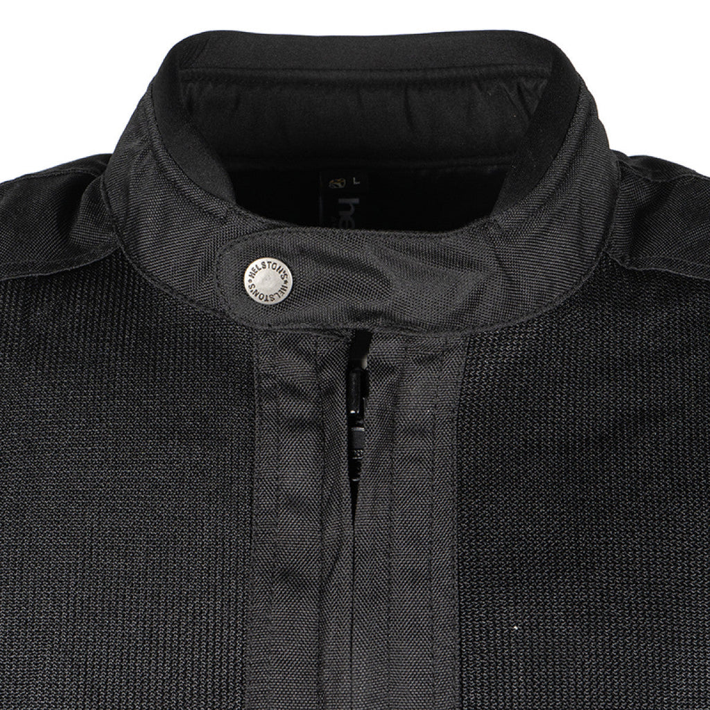 Helstons Stoner - Air Mesh Textile Summer Jacket - Black