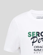 Red Bull Racing F1 Kids Sergio "Checo" Perez Flag T-Shirt - Youth White Red Bull Racing