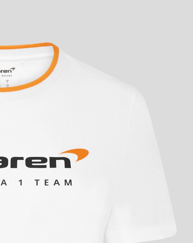 McLaren F1 Women's Core Essentials T-Shirt - White Endless Racegear