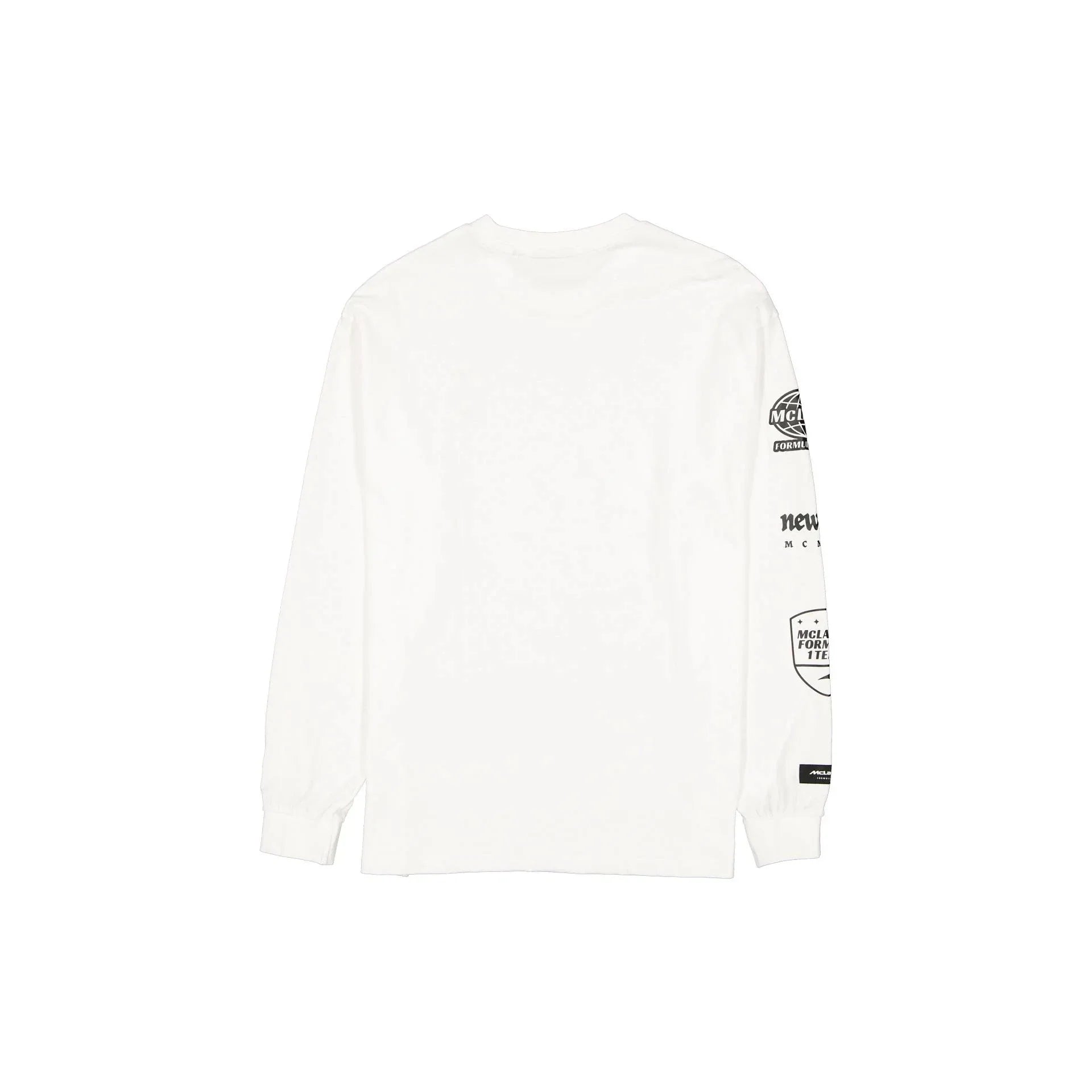 McLaren F1 x New Era Long Sleeve Racing T-Shirt - White/Black Endless Racegear