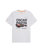 McLaren F1 Oscar Piastri Driver T-Shirt - Puma Black/Papaya T-shirts McLaren XS White 