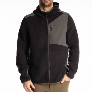 [Color:::Black - Asphalt] Klim Teton Crest Fleece Hoodie