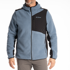 [Color:::Blue Fusion - Black] Klim Teton Crest Fleece Hoodie