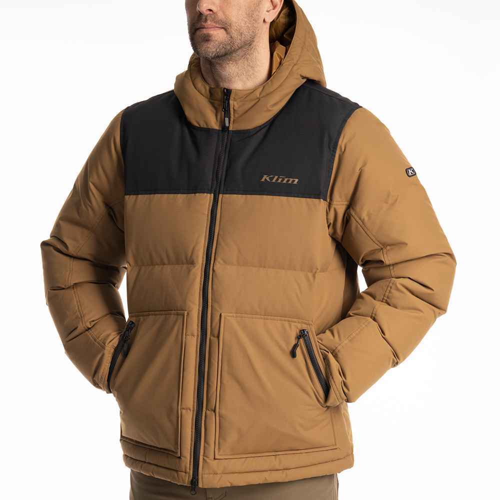 [Color:::Breen Black] Klim Sawtooth Down Hooded Jacket