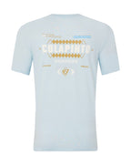 Alpine Racing F1 Franco Colapinto Relaxed Fit T-Shirt- White/Blue Ice T-shirts Alpine XS Blue 