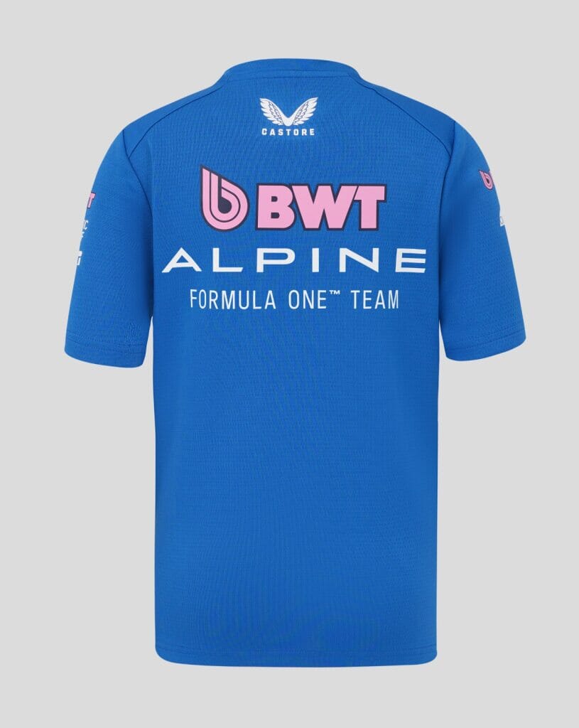 Alpine Racing F1 2026 Kids Team Set Up T-Shirt - Youth Lapis Blue Alpine