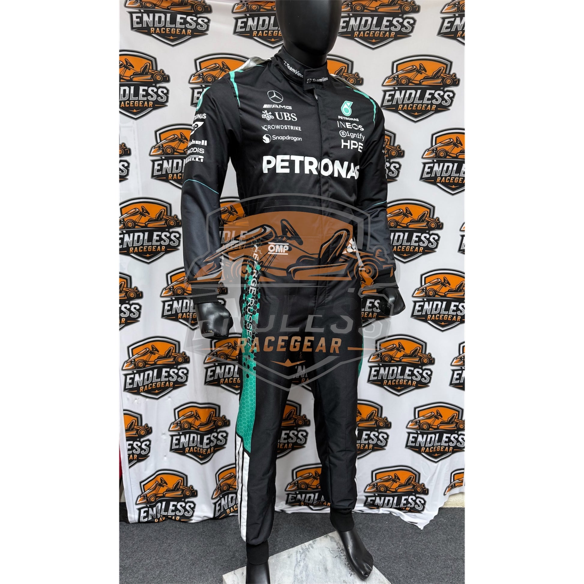2026 George Russell Replica Race Suit | Mercedes AMG F1 Team Gear Endless Racegear