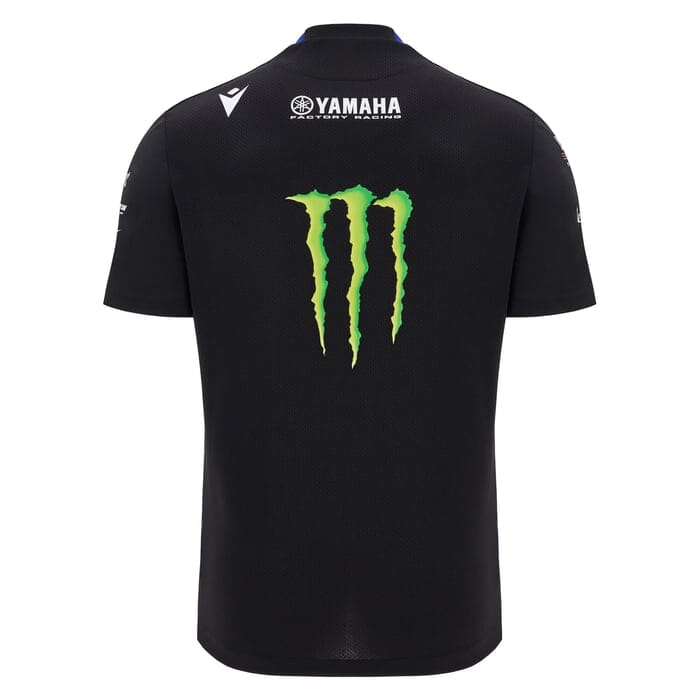 Monster Energy Yamaha 2025 Men's Team Replica T-Shirt - Black Yamaha Racing