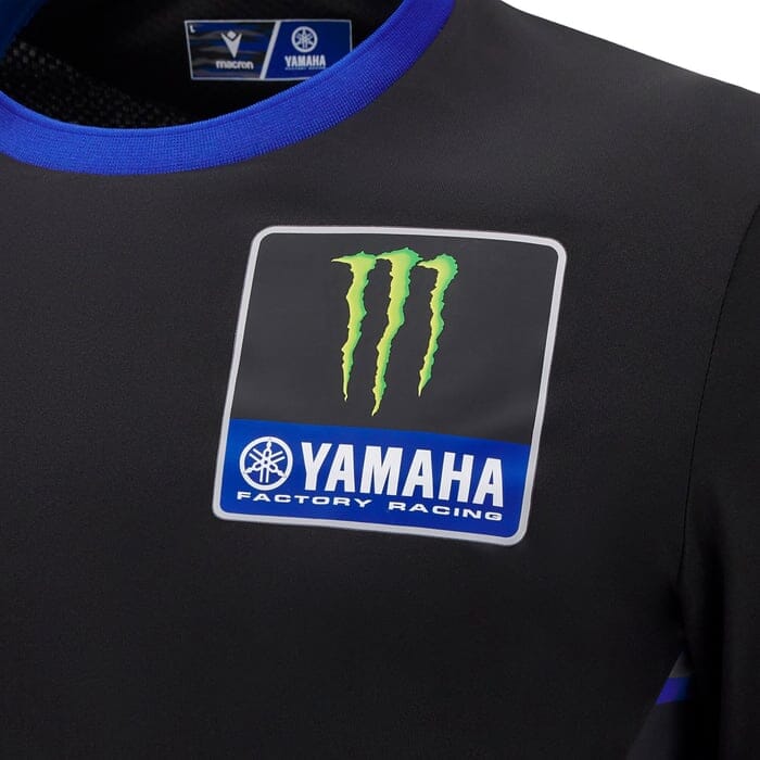 Monster Energy Yamaha 2025 Men's Team Replica T-Shirt - Black Yamaha Racing