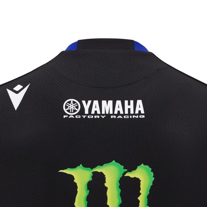 Monster Energy Yamaha 2025 Men's Team Replica T-Shirt - Black Yamaha Racing