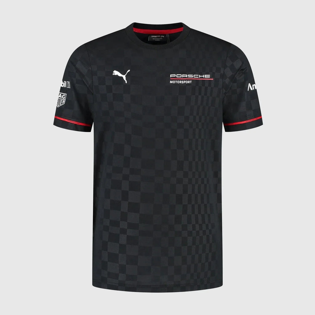 Porsche Motorsport Men's Team T-Shirt - Black Porsche