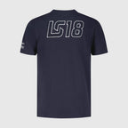 Aston Martin F1 Lance Stroll Lifestyle T-Shirt  - Navy Aston Martin F1