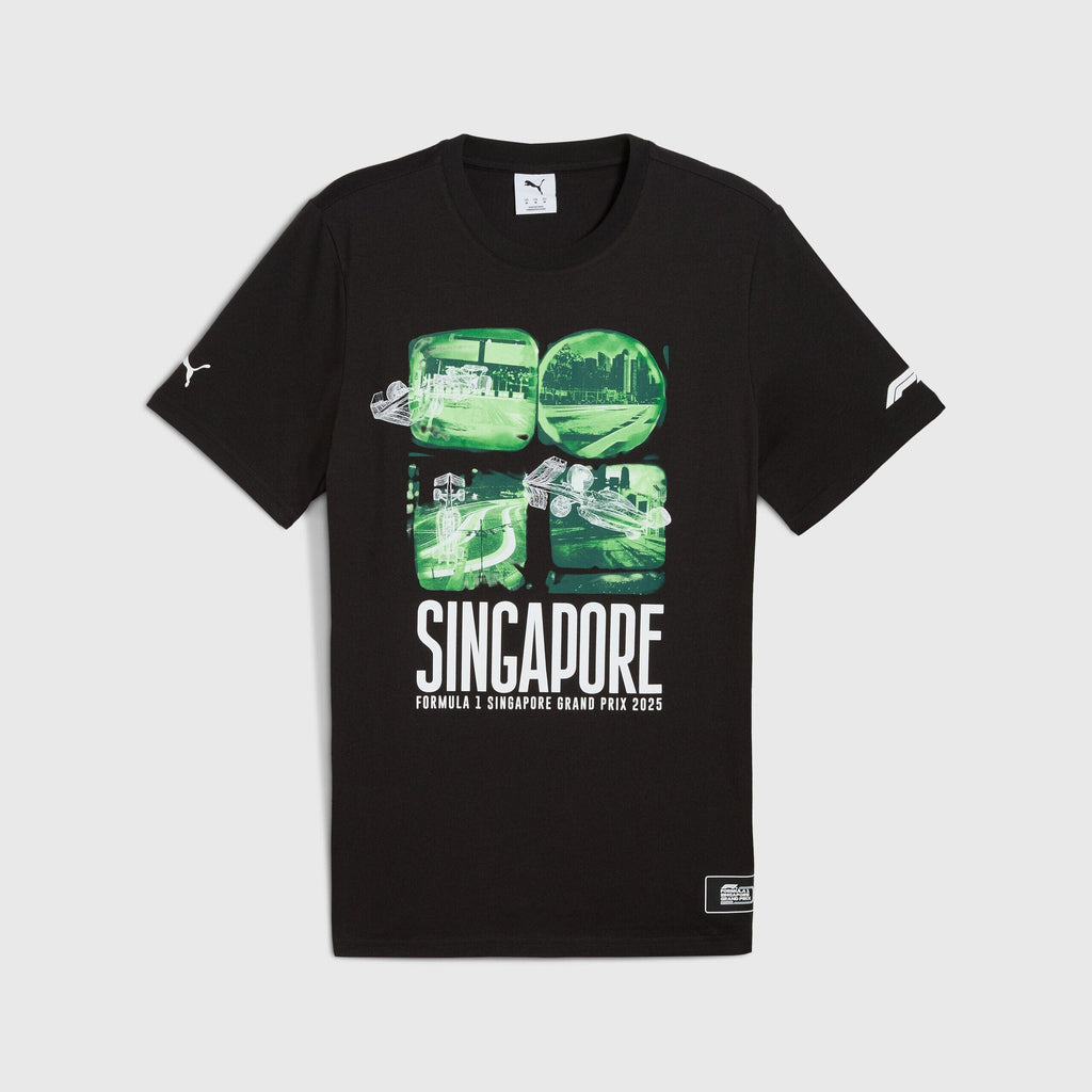 Formula 1 Tech Collection F1 Singapore GP T-Shirt - Black Endless Racegear