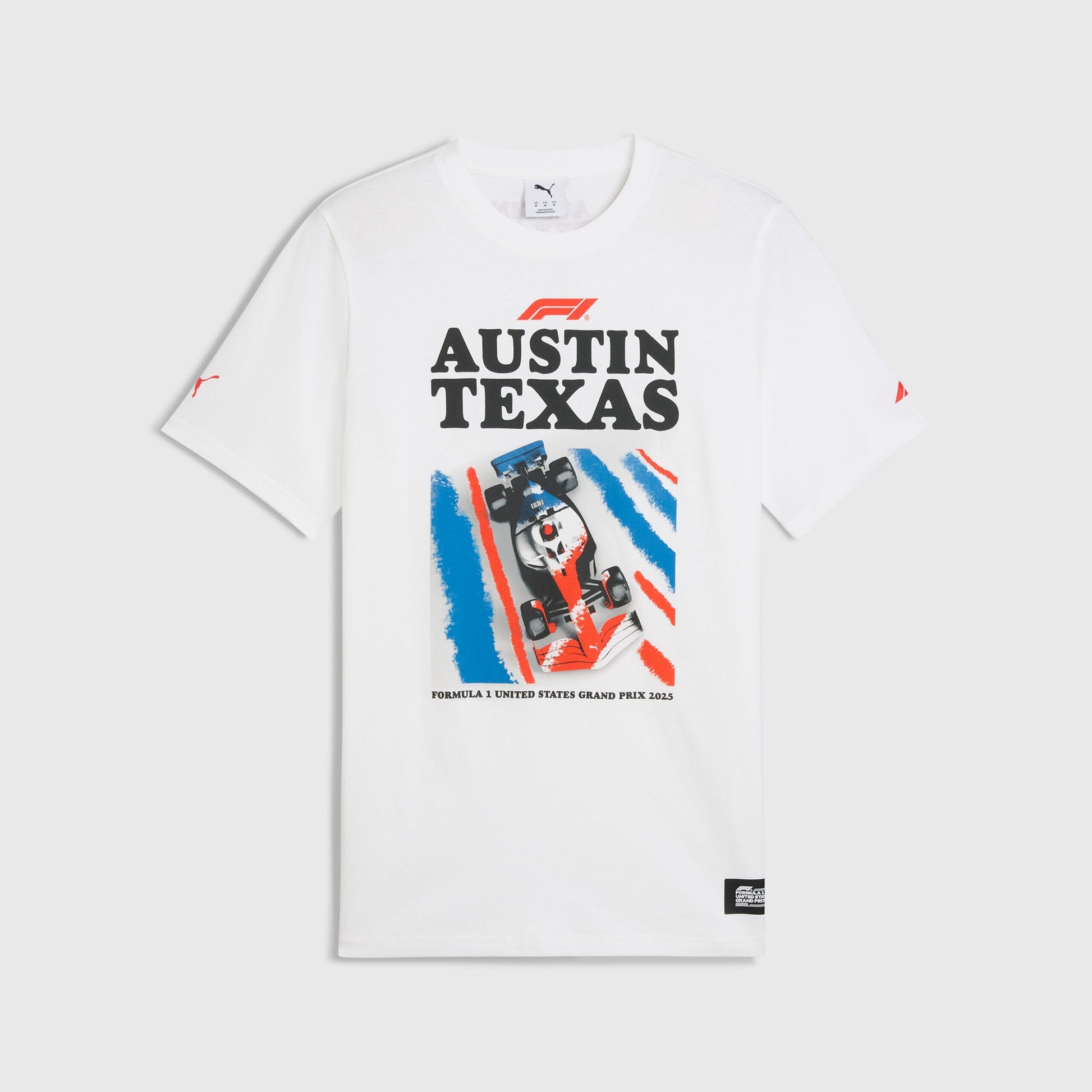 Formula 1 Tech Collection F1 Austin GP T-Shirt - White Endless Racegear