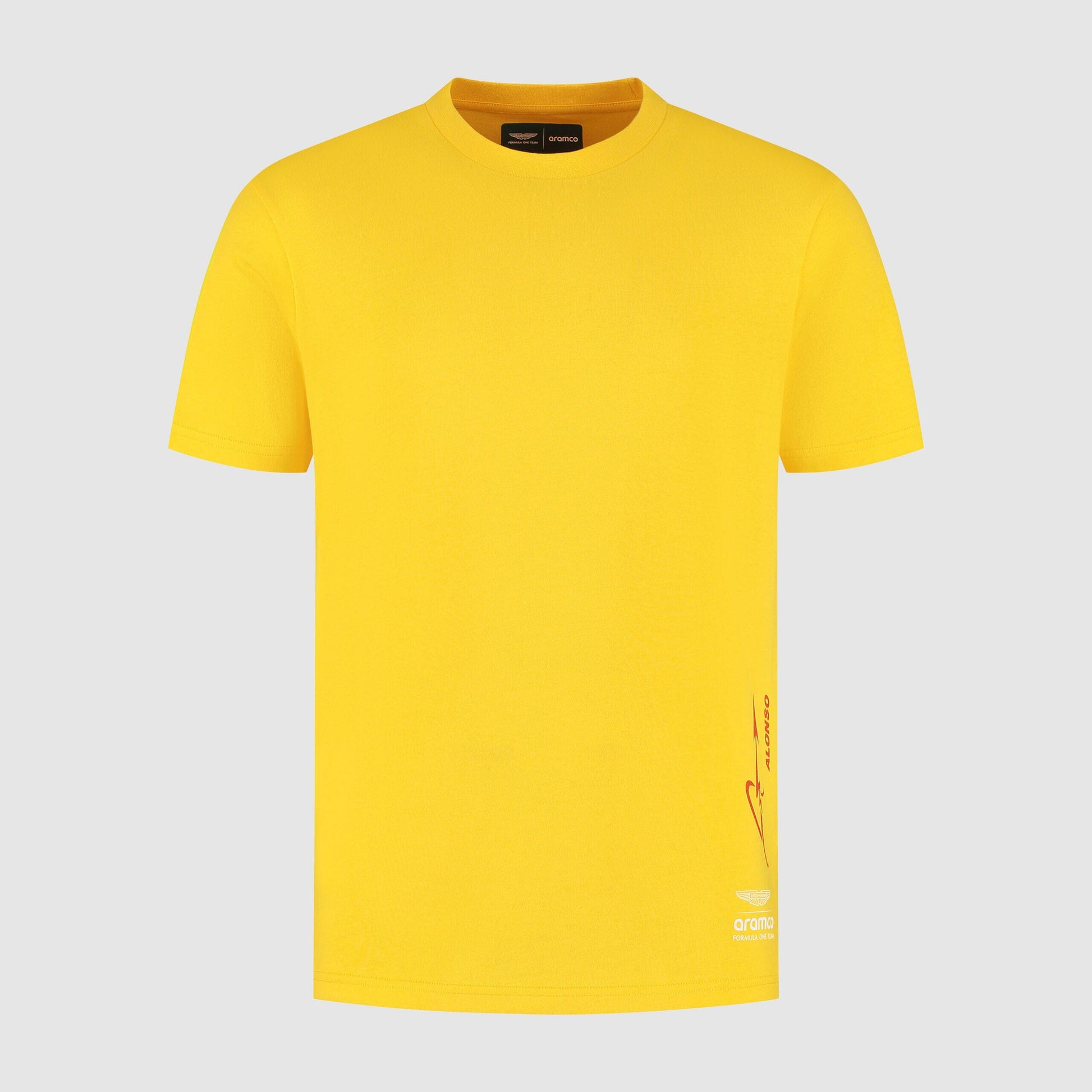 Aston Martin F1 Special Edition Spain GP T-Shirt - Yellow Aston Martin F1