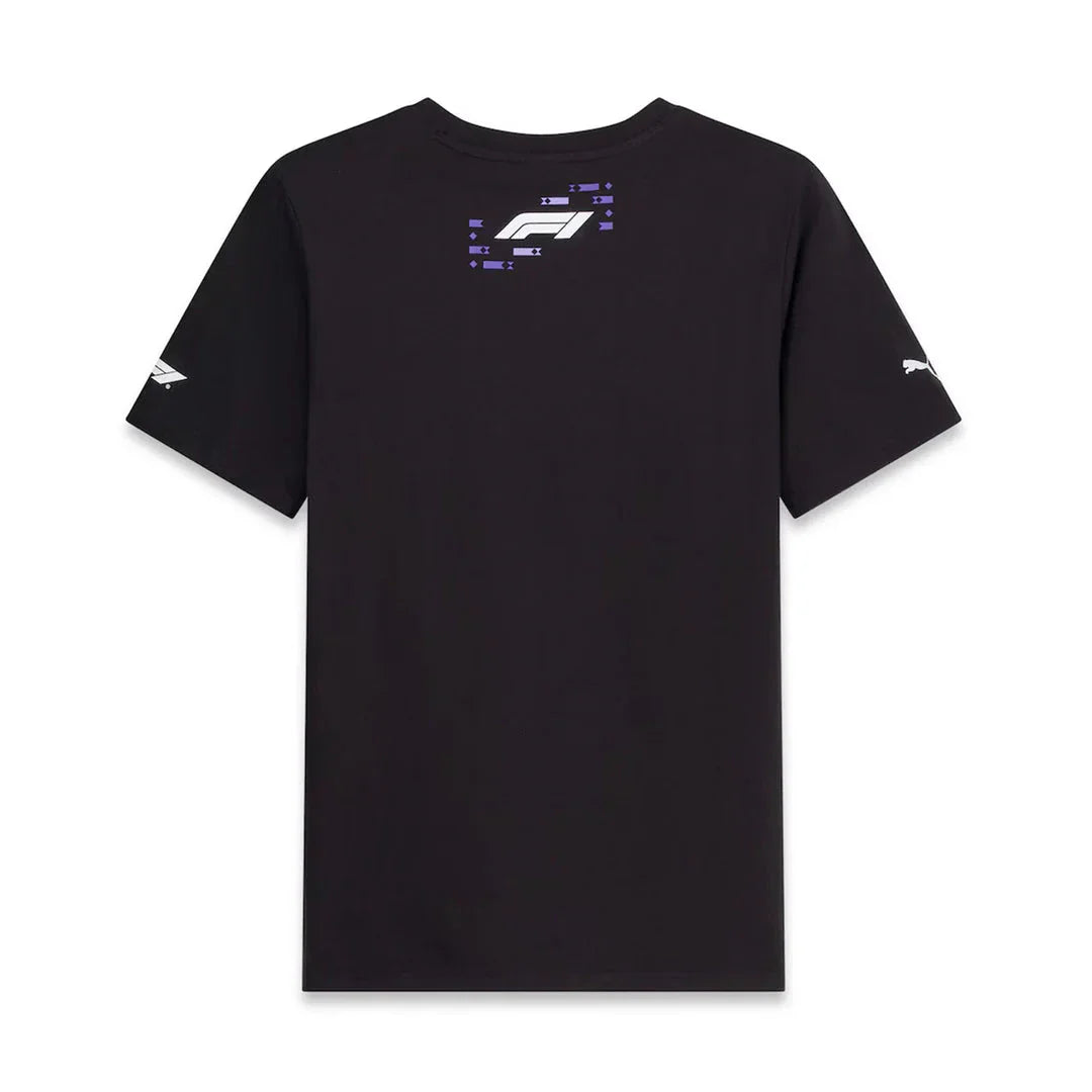 Formula 1 Tech Collection F1 Qatar GP T-Shirt - Black/White Endless Racegear