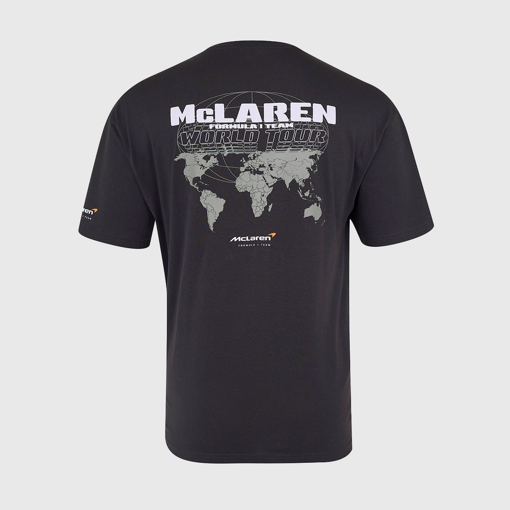 McLaren F1 Kids Core World Tour Graphic T-Shirt - Youth White/Phantom Endless Racegear