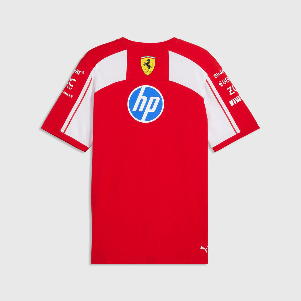 Scuderia Ferrari F1 2026 Women's Team T-Shirt - Puma Red Scuderia Ferrari