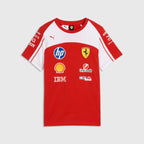 Scuderia Ferrari F1 2026 Kids Team T-Shirt - Youth Puma Red Scuderia Ferrari