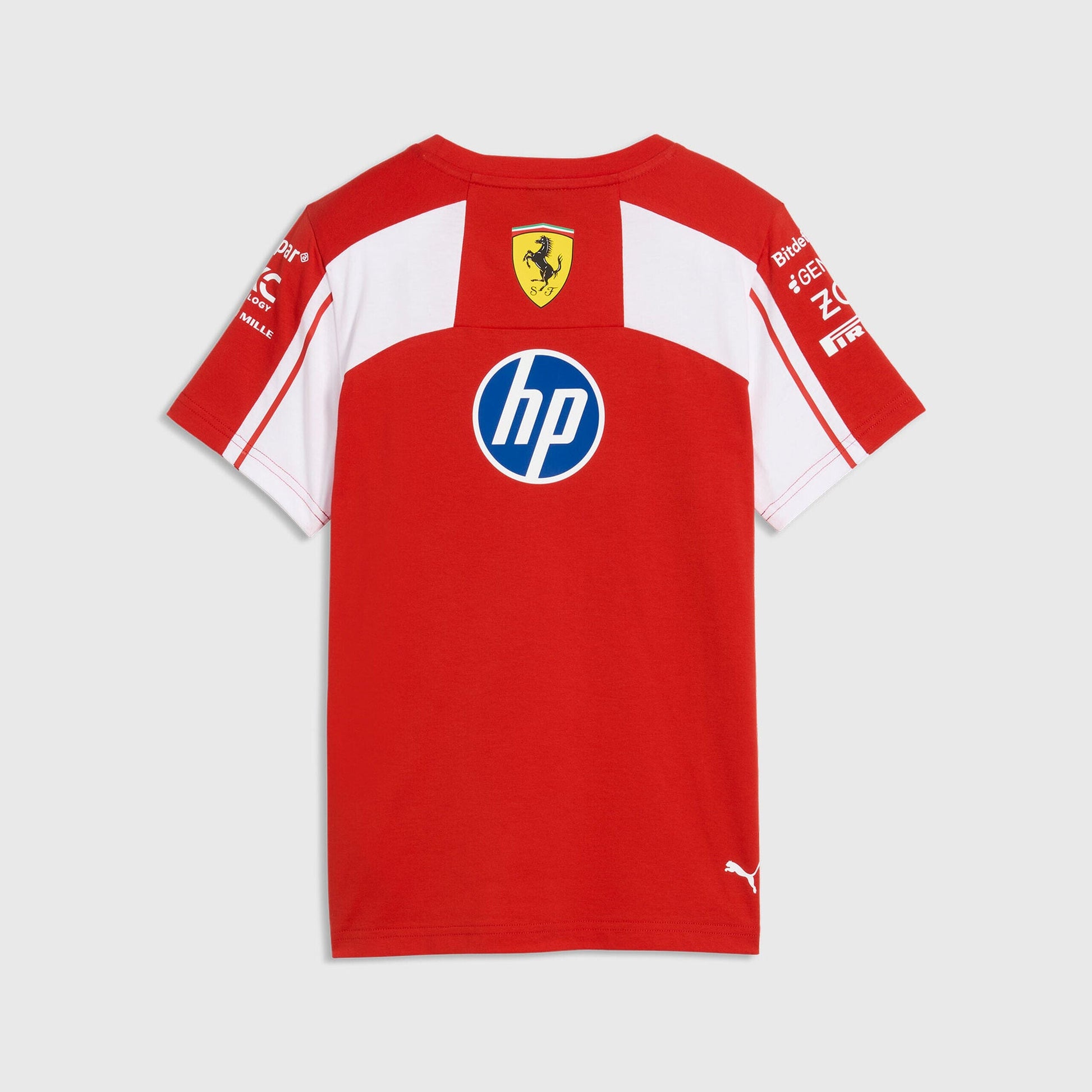 Scuderia Ferrari F1 2026 Kids Team T-Shirt - Youth Puma Red Scuderia Ferrari