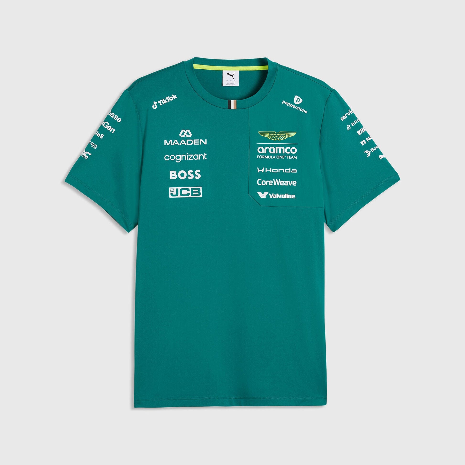 Aston Martin F1 2026 Team T-Shirt - Green Lux Aston Martin F1