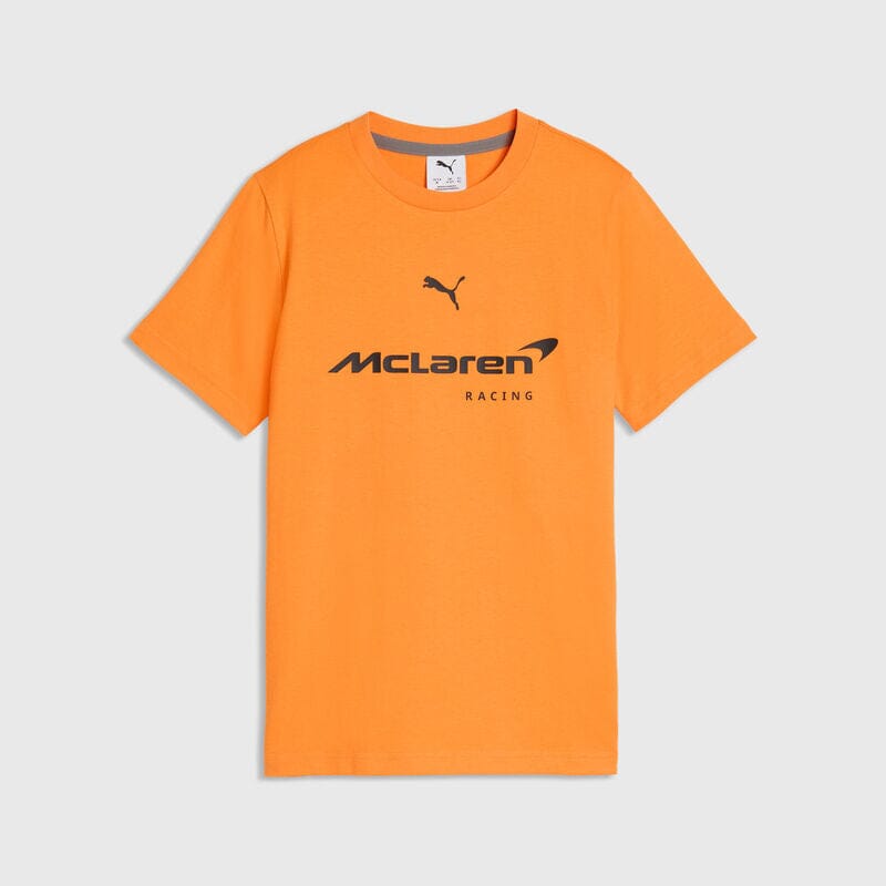 McLaren F1 Kids Core Large Logo T-Shirt - Youth Papaya/Puma Black T-shirts McLaren XS-116 Orange 