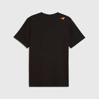 McLaren F1 Essentials Small Logo T-Shirt - Puma Black/Papaya/White Glow Heather McLaren
