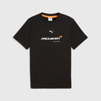 McLaren F1 Essentials Large Logo T-Shirt - Puma Black/Papaya T-shirts McLaren XS Black 