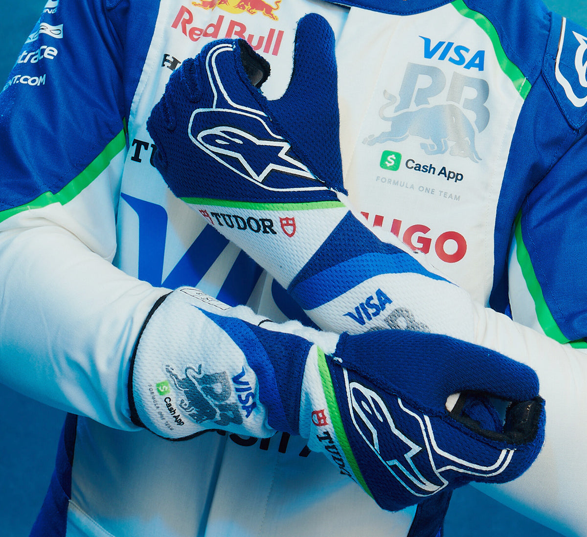 2026 Visa Cash App F1 Team Replica Racing Gloves Endless Racegear