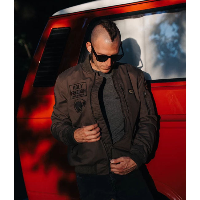 Holy Freedom - Motorcycle Bomber Jacket