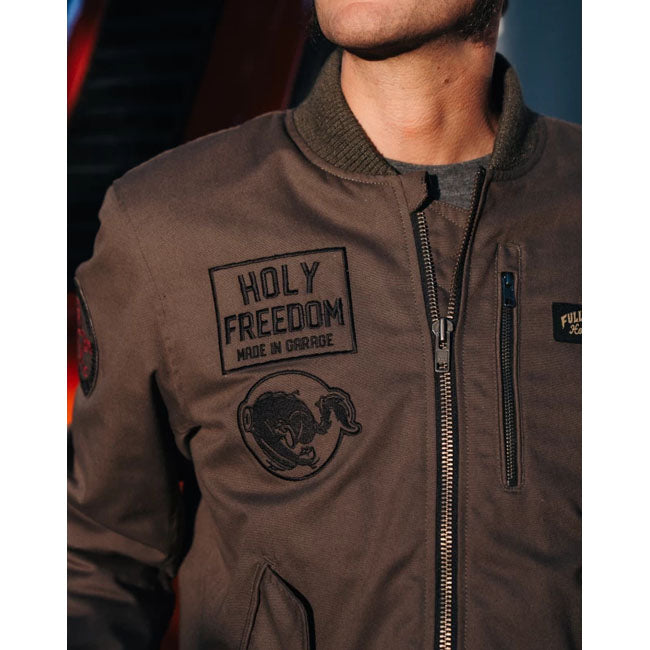 Holy Freedom - Motorcycle Bomber Jacket