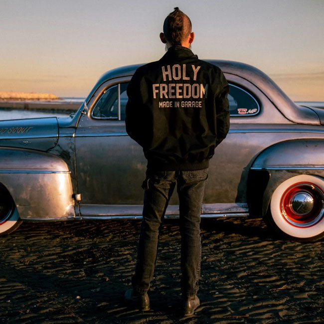 Holy Freedom - Crew Bomber jacket - Black