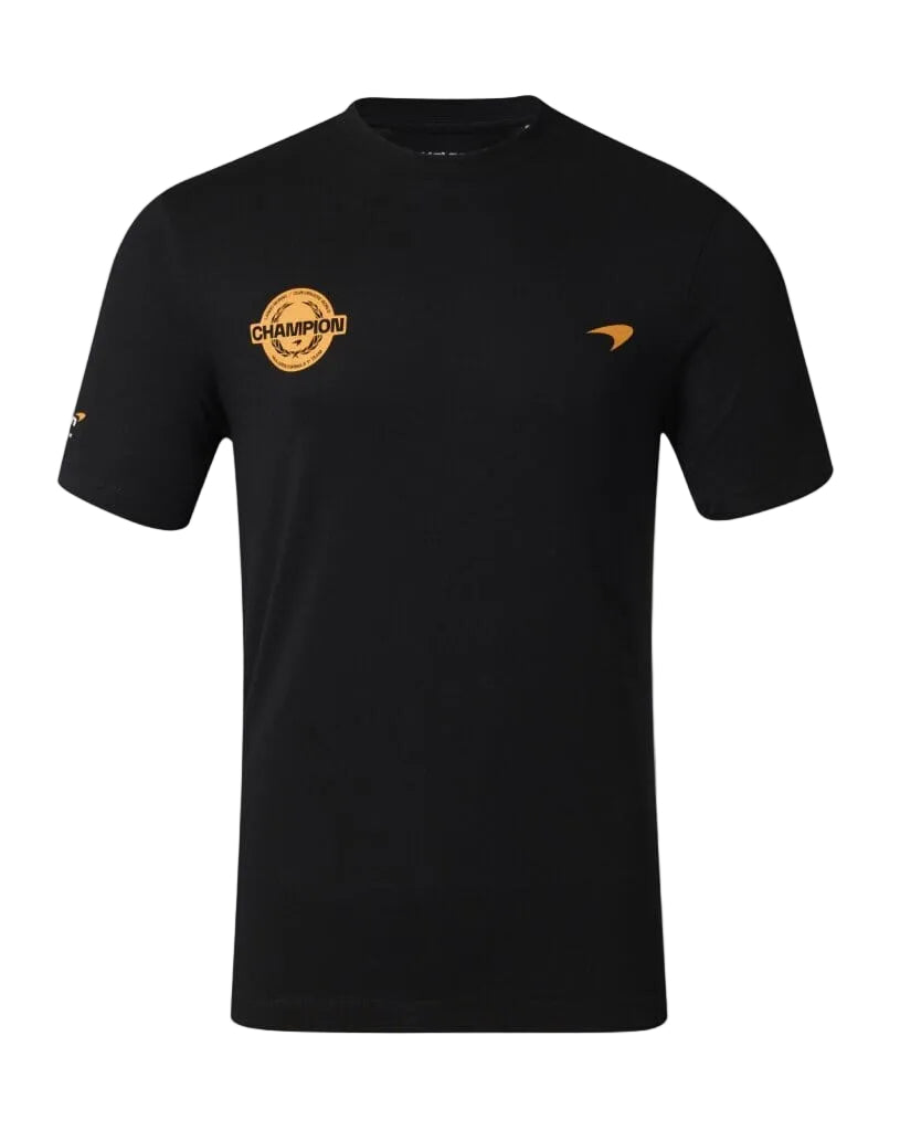 McLaren F1 Lando Norris Championship Winner T-Shirt - Black McLaren-Castore
