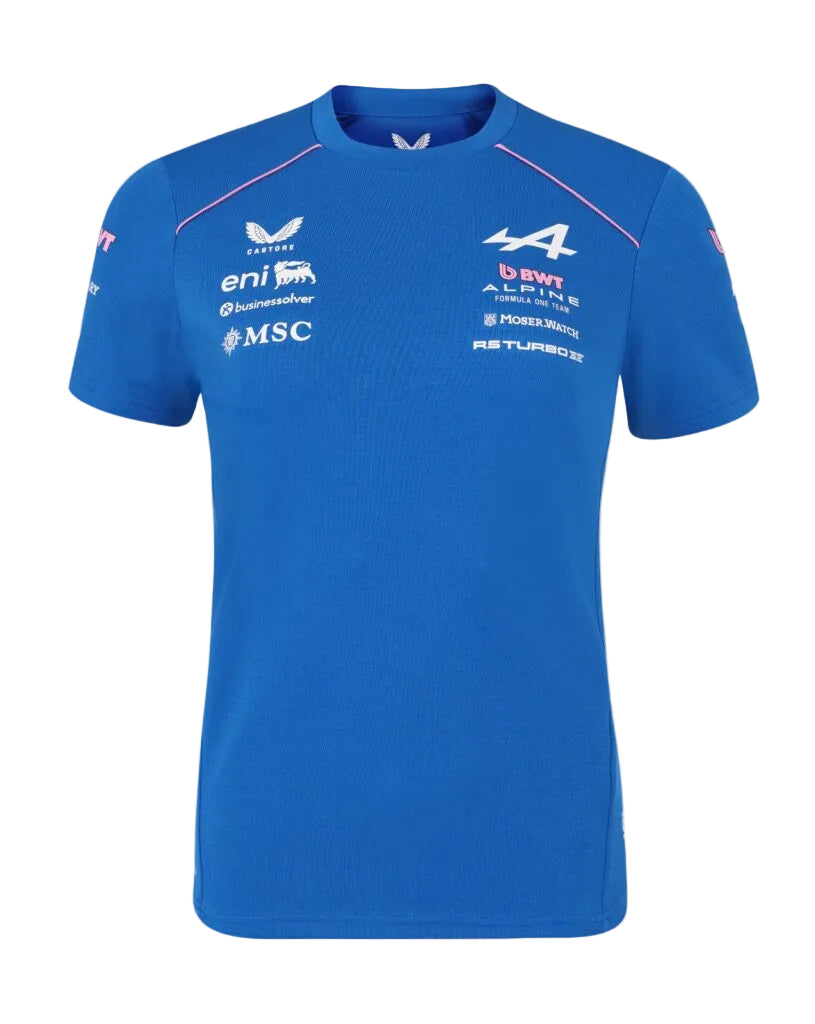 Alpine Racing F1 2026 Women's Team Set Up T-Shirt - Lapis Blue Alpine
