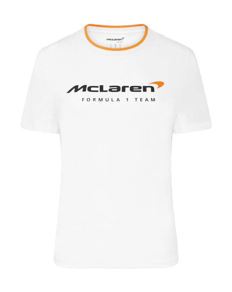 McLaren F1 Women's Core Essentials T-Shirt - White Endless Racegear