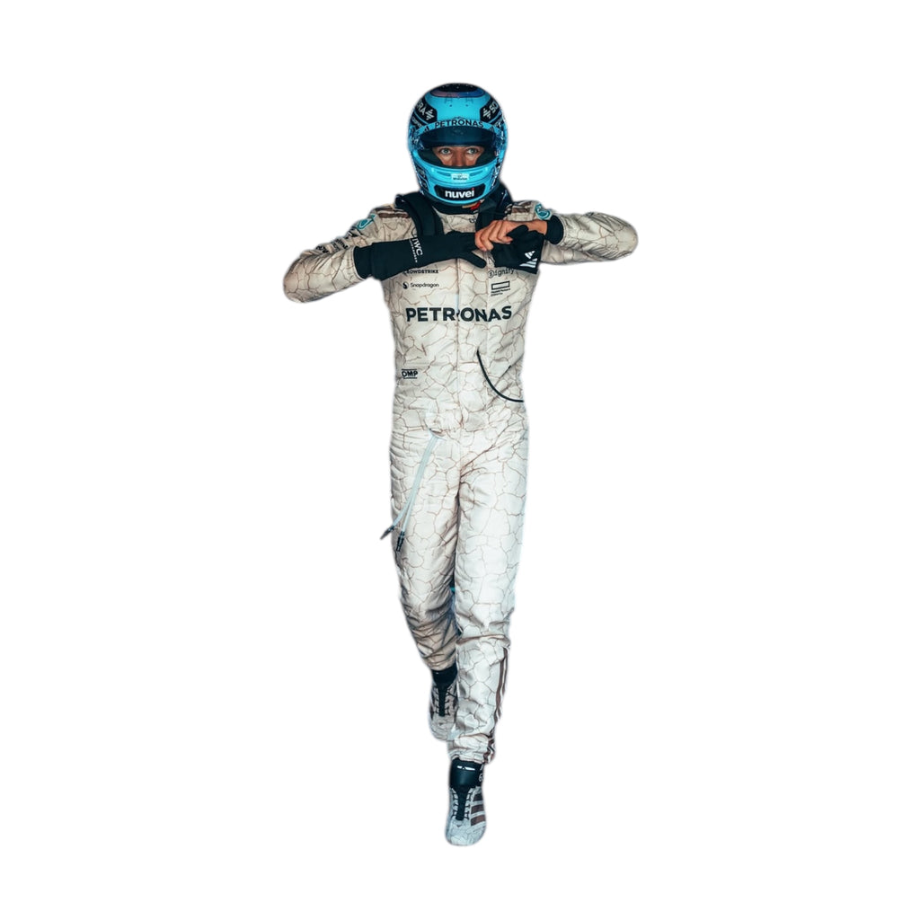 2025 Andrea Kimi Antonelli & George Russell Mercedes replica new look suit Endless Racegear