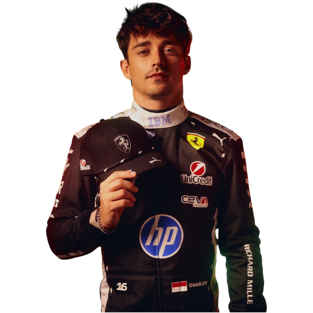 2026 Scuderia Ferrari Charles Leclerc HP Singapore GP Replica Race Suit Endless Racewear