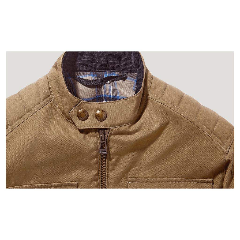 *New* Belstaff Roberts Cotton Canvas Motorcycle Jacket - Olive