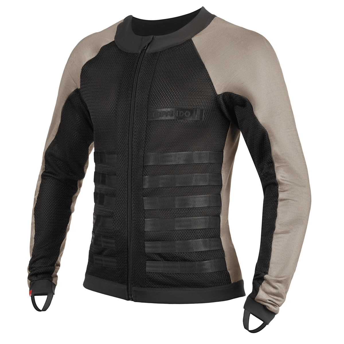 Pando Moto Commando UH Grey Men's Light-Weight Motorcycle Jacket