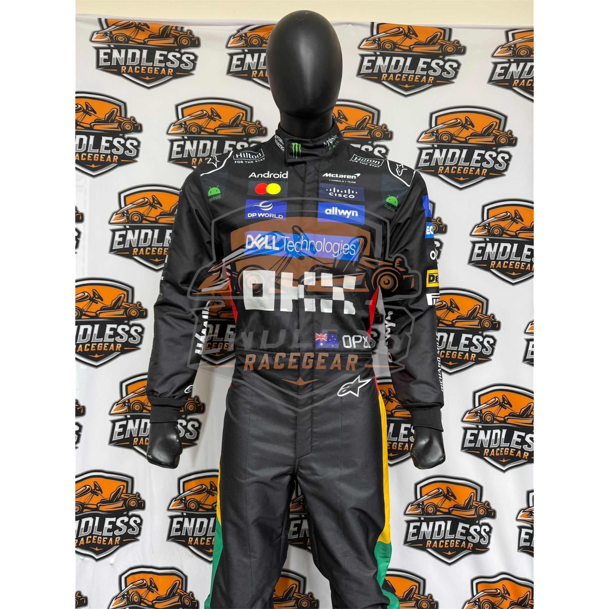 2025 McLaren Sliver Stone F1 Racing Team Suit | Sliver Stone GP Endless Racegear