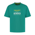 Aston Martin F1 Men's Large Logo T-Shirt - Green Aston Martin F1