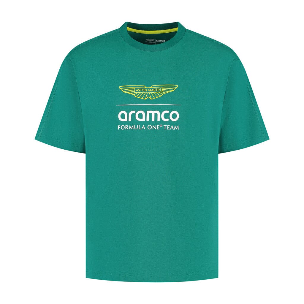 Aston Martin F1 Men's Large Logo T-Shirt - Green Aston Martin F1