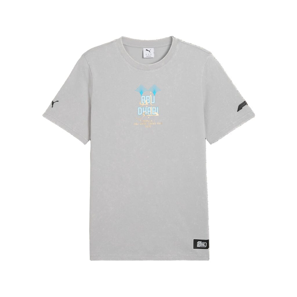 Formula 1 Tech Collection F1 Abu Dhabi GP T-Shirt - Gray/Purple T-shirts Formula 1 XS Gray 