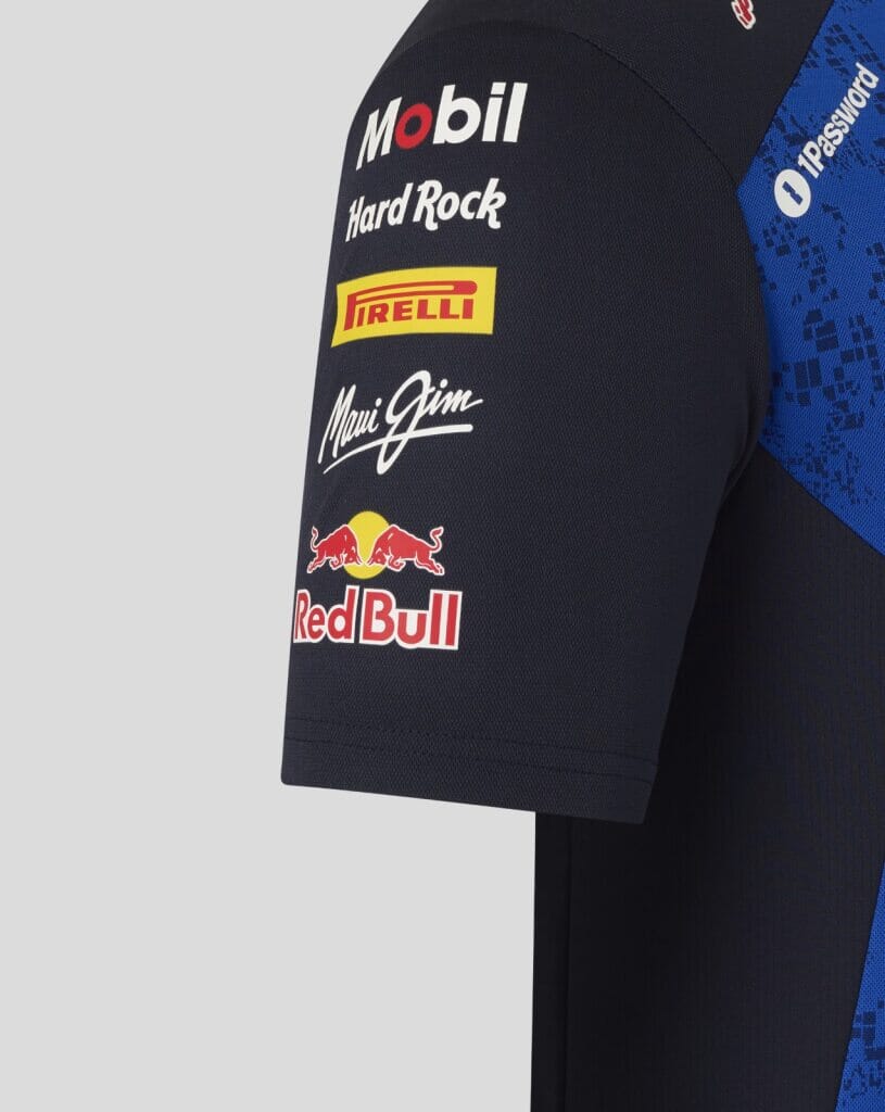 Red Bull Racing F1 Men's 2026 Team T-Shirt- Blue/Navy Red Bull Racing