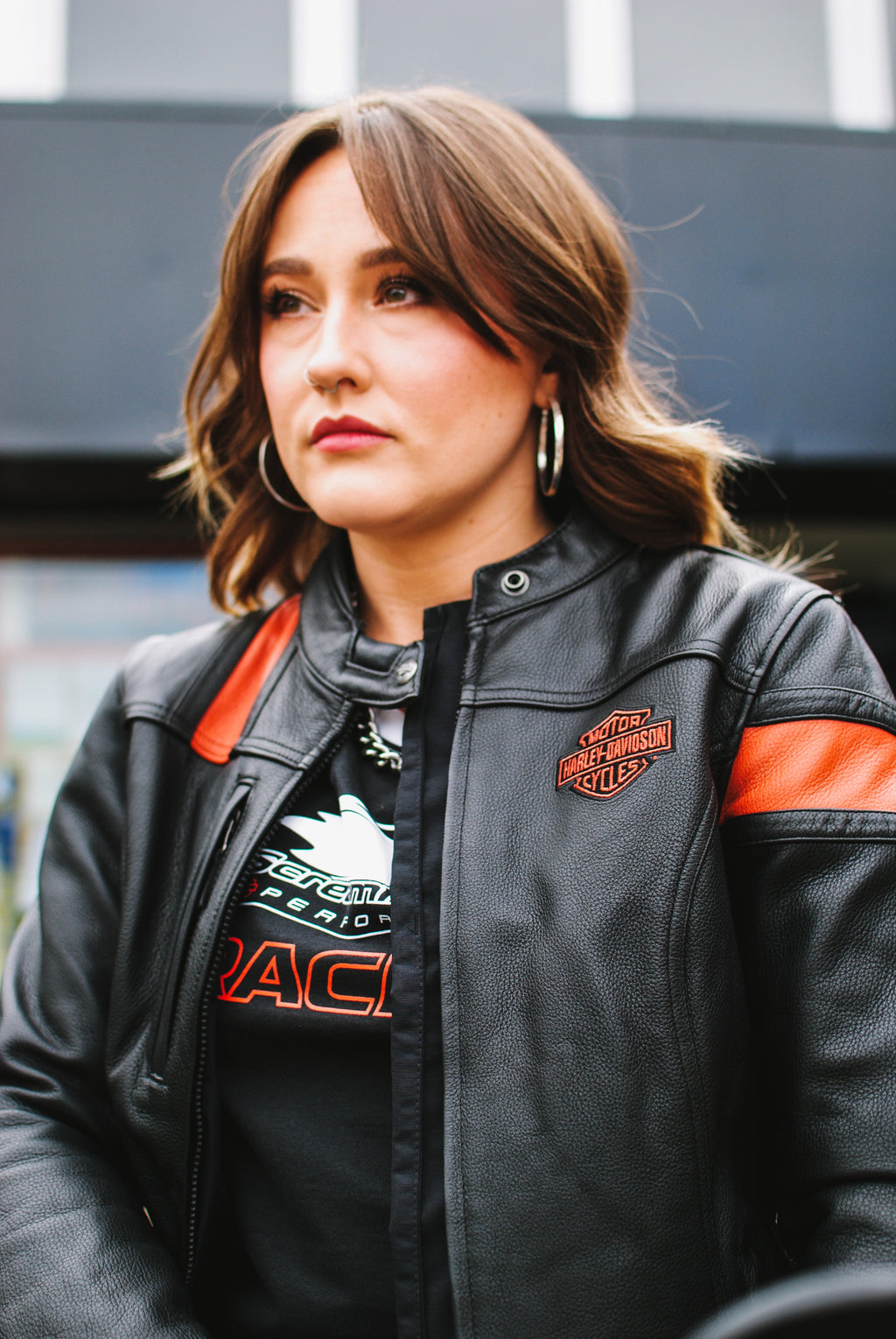 Women's Hwy-100 Waterproof Leather Jacket Harley-Davidson