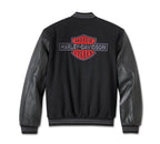 Harley-Davidson V-Twin Varsity Leather Jacket - Endless Racegear